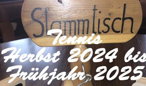 Tennis Stammtisch 2024 2025